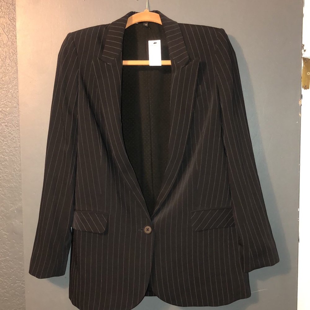 Express NWT pinstripe boyfriend blazer